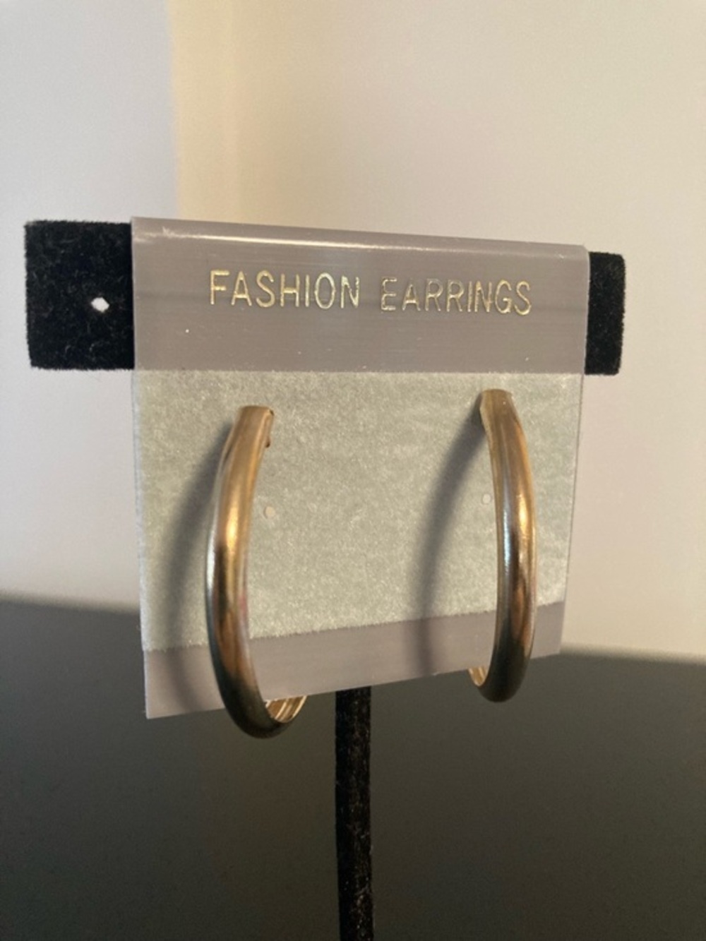 Fashion Jewelry Gold-Tone Hoop Earrings